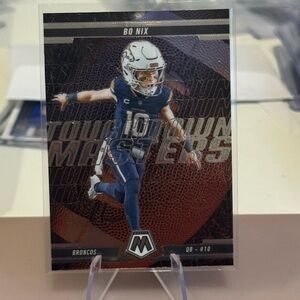 🔥 2025 Bo Nix Panini Mosaic Touchdown Masters Card. Denver Broncos